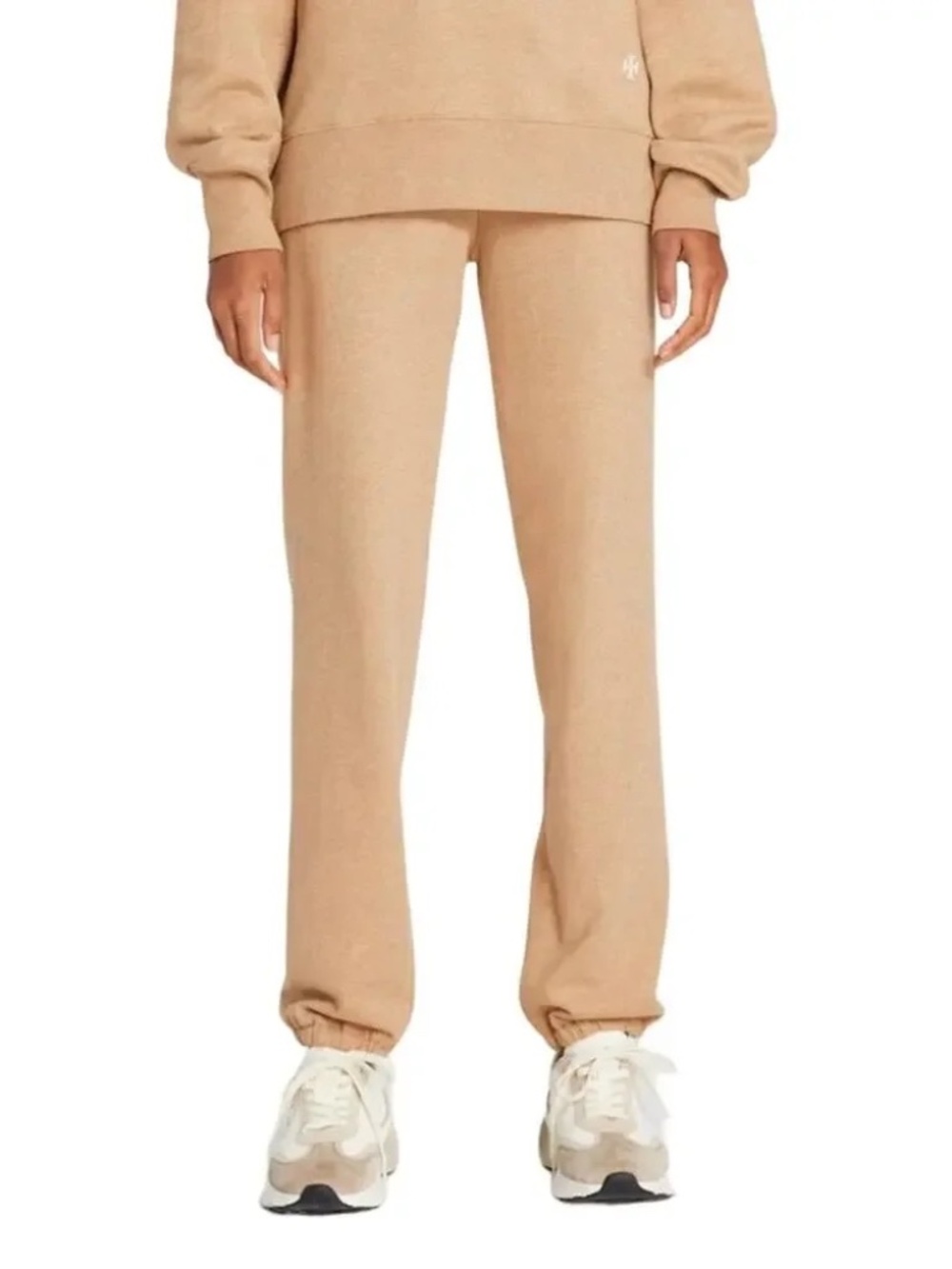Tory Burch Sport French Terry Sweatpants Natural Heather Size XS